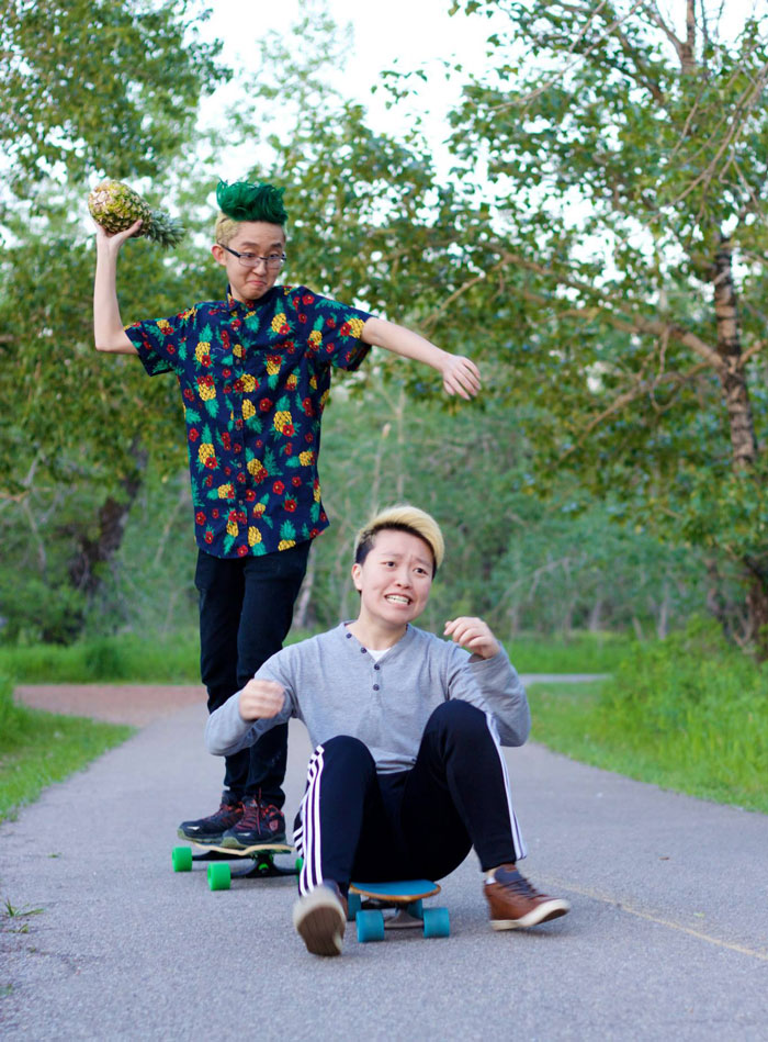 Kalah Taruhan Bikin Pria Berubah Jadi Nanas